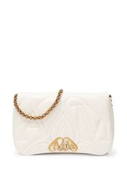 Alexander McQueen The Seal quilted shoulder bag - Bianco