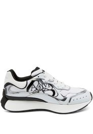 Alexander McQueen Sneakers Sprint Runner con stampa - Bianco