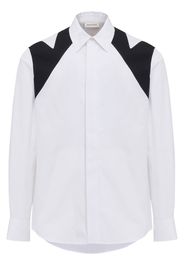 Alexander McQueen Camicia Harness con cut-out - Bianco