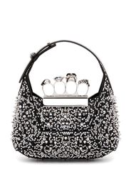 Alexander McQueen mini Jewelled Hobo bag - Nero