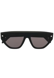 Alexander McQueen Spike Studs geometric-frame sunglasses - Nero