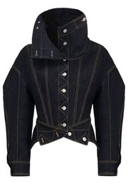 Alexander McQueen Giacca denim - Blu