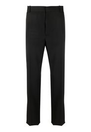 Alexander McQueen wool cigarette trousers - Nero