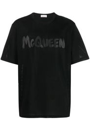 Alexander McQueen logo-print T-shirt - Nero