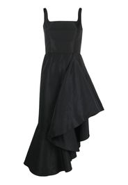 Alexander McQueen asymmetric flared dress - Nero