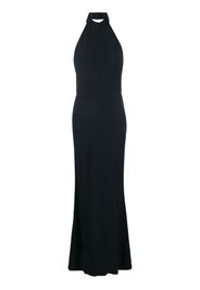 Alexander McQueen halterneck open-back maxi dress - Nero