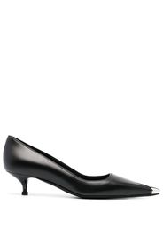 Alexander McQueen Pumps Punk con punta metallica - Nero