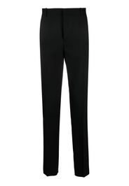 Alexander McQueen mid-rise wool tailored trousers - Nero