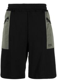 Alexander McQueen two-tone elasticated track shorts - Nero