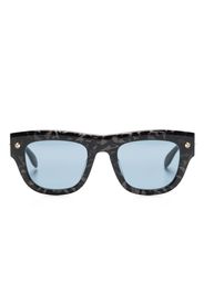 Alexander McQueen tinted tortoiseshell sunglasses - Nero