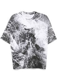 Alexander McQueen smashed screen-print T-shirt - Nero