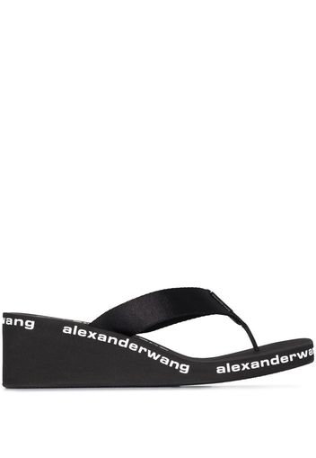 Alexander Wang Infradito con stampa - Nero