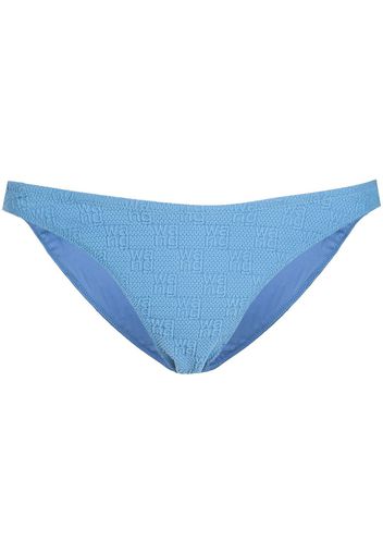 Alexander Wang Slip bikini con stampa - Blu