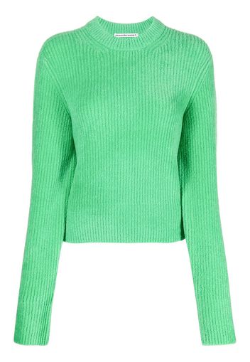 Alexander Wang round neck jumper - Verde