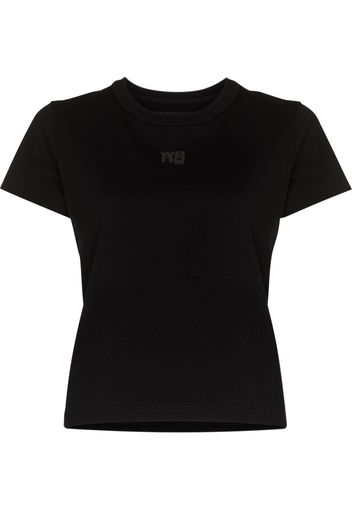 Alexander Wang logo-print short-sleeve T-shirt - Nero