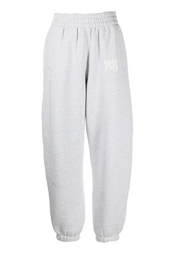 Alexander Wang Pantaloni sportivi con stampa - Grigio