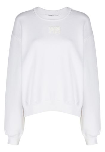 Alexander Wang Felpa con stampa - Bianco