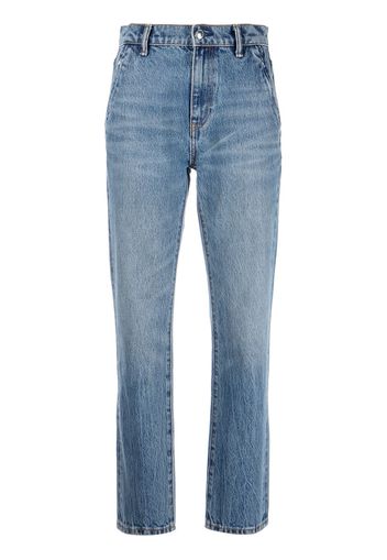 Alexander Wang Jeans con applicazione crop - Blu