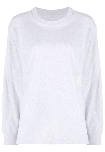 Alexander Wang logo-patch sweatshirt - Grigio