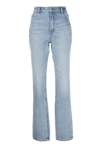 Alexander Wang Jeans Fly a vita alta - Blu