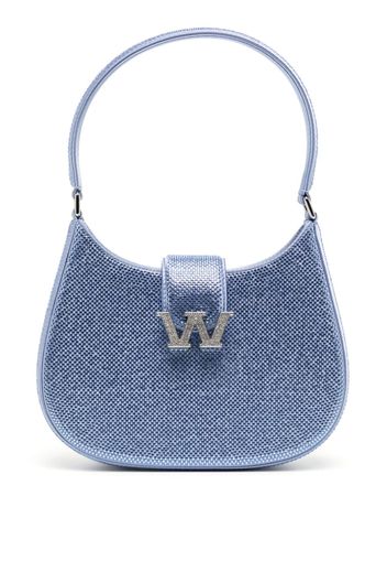 Alexander Wang crystal-embellished shoulder bag - Blu