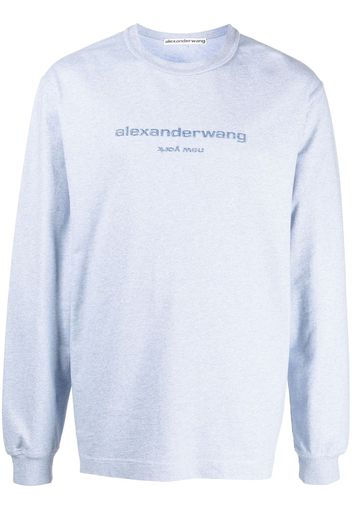 Alexander Wang T-shirt con stampa - Blu