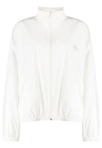 Alexander Wang Giacca sportiva con logo goffrato - Bianco