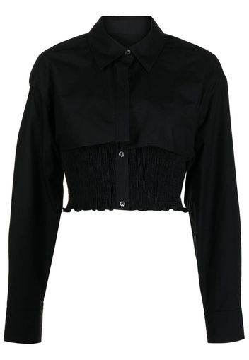 Alexander Wang Camicia con design a strati - Nero