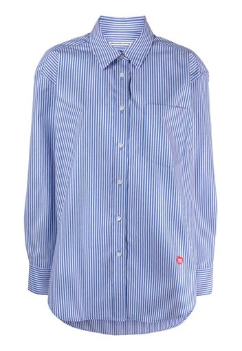 Alexander Wang striped cotton shirt - Blu