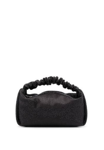 Alexander Wang Scrunchie crystal-embellished mini bag - Nero