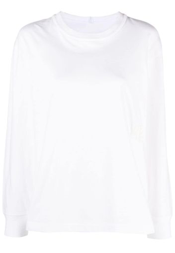 Alexander Wang logo long-sleeve T-shirt - Bianco