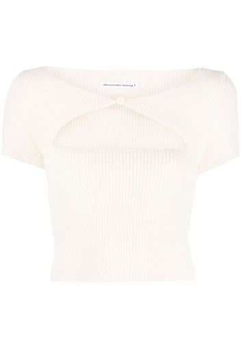 Alexander Wang Top con cut-out - Toni neutri