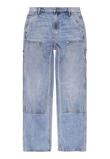 Alexander Wang high-waisted wide-leg jeans - Blu