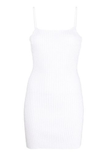 Alexander Wang crystal-embellished minidress - Bianco