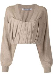 Alexander Wang Maglione crop - Toni neutri