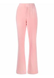 Alexander Wang Stacked flared-leg trousers - Rosa