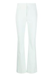 Alexander Wang flared velvet trousers - Verde