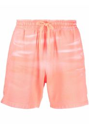 Alexander Wang tie-dye cotton track shorts - Rosa