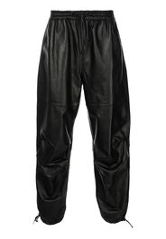 Alexander Wang Pantaloni sportivi a gamba ampia - Nero