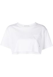 Alexander Wang T-shirt DTC crop - Bianco