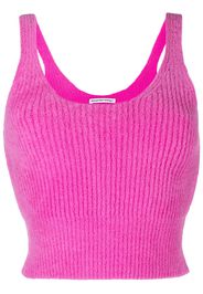 Alexander Wang ribbed-knit vest top - Rosa