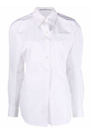 Alexander Wang long-sleeve cotton shirt - Bianco