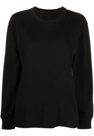 Alexander Wang logo-patch sweatshirt - Nero