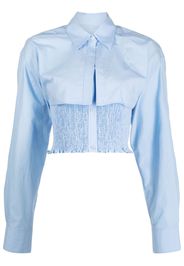 Alexander Wang Camicia con design a strati - Blu