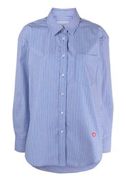 Alexander Wang striped cotton shirt - Blu