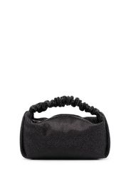 Alexander Wang Scrunchie crystal-embellished mini bag - Nero