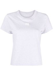 Alexander Wang logo patch short-sleeve T-shirt - Grigio