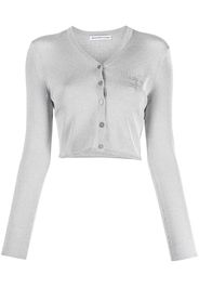 Alexander Wang Cardigan crop - Argento