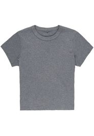 Alexander Wang Shrunk glittered T-Shirt - Grigio