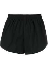 Alexander Wang logo-print track shorts - Nero